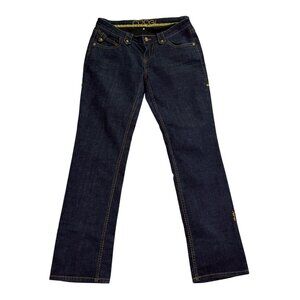 Vintage Coogi Womens Dark Wash Denim Jeans Embroidered Pockets Sz 11/12